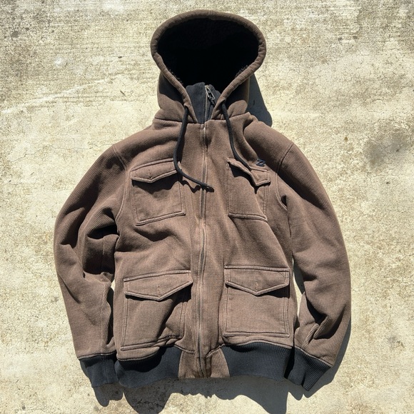 Vintage Y2k Billabong Fur Jacket - Picture 1 of 6